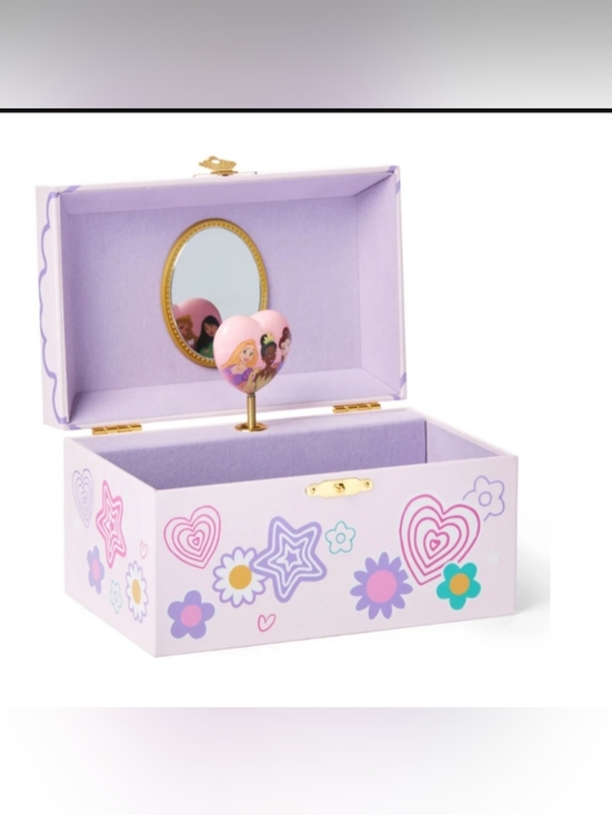 Disney Other - Disney Parks Princesses Cinderella Rapunzel Tiana Aurora Musical Jewelry Box NEW